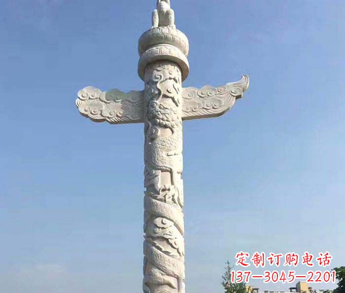 温州广场景观华表石雕
