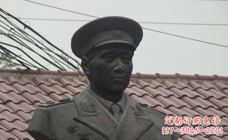 温州广场开国元帅伟人铜雕