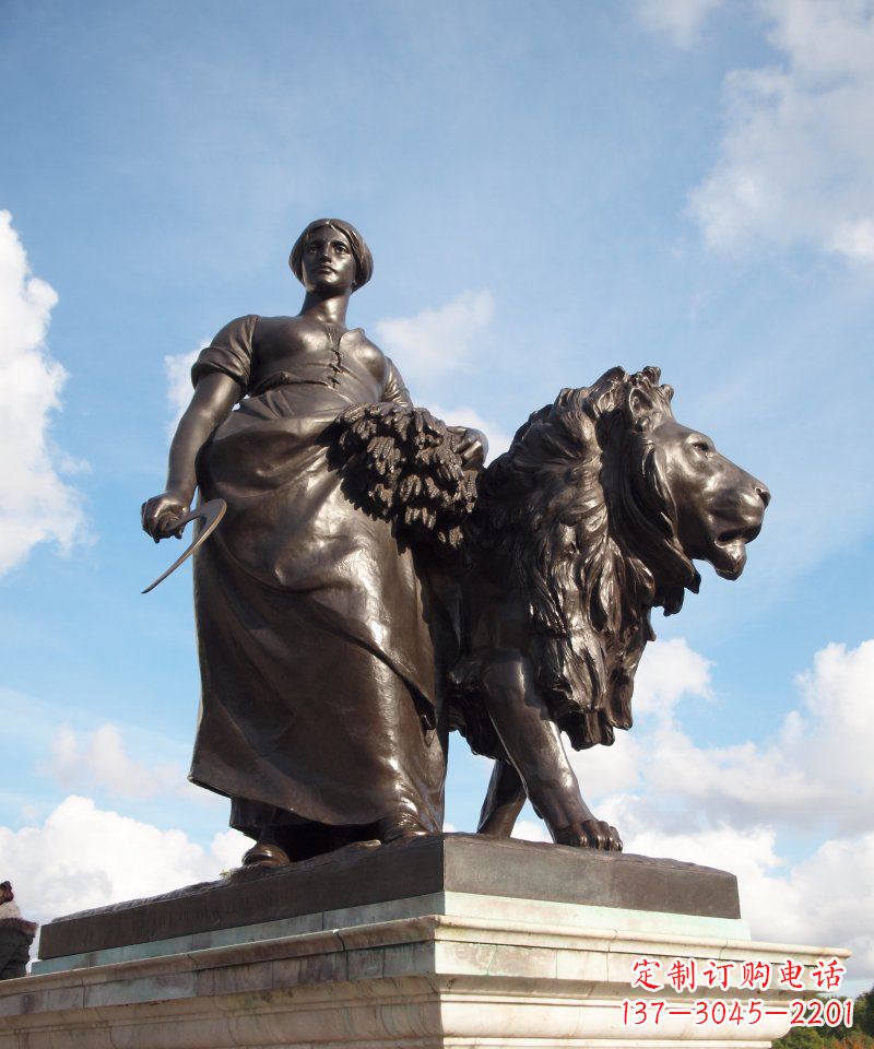 温州雄狮雕塑，惊艳于众！