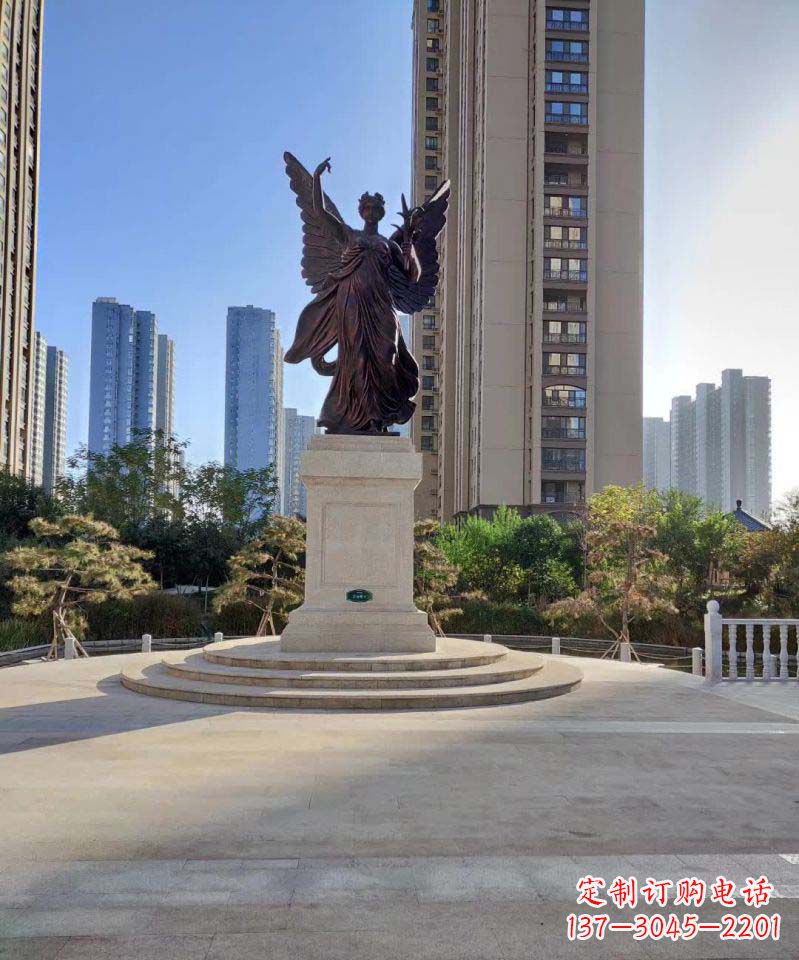 温州中领雕塑:精致的女神铜雕