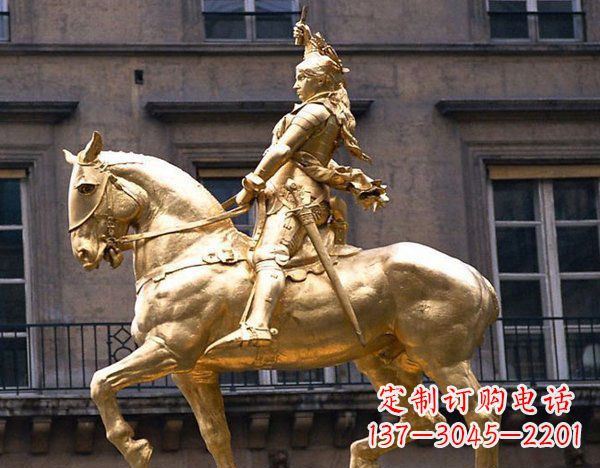 温州广场骑马凯撒大帝人物铜雕