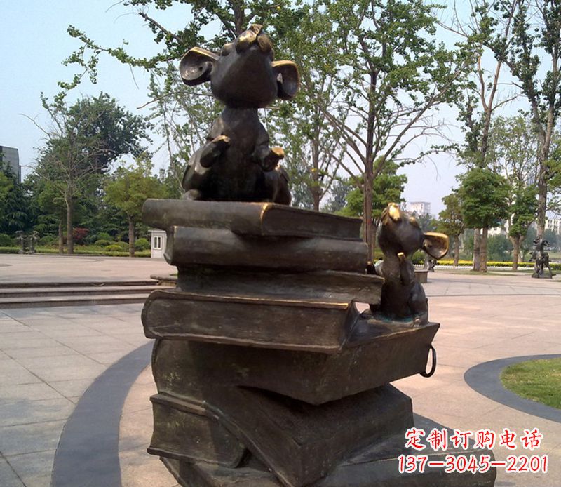 温州广场十二生肖铜雕塑