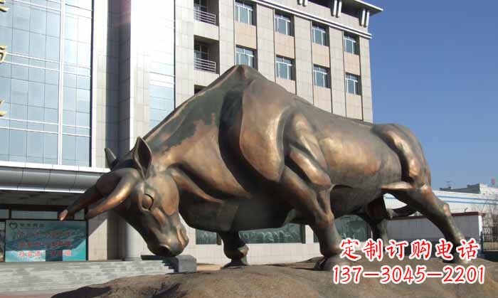 温州拓荒牛铜雕塑——将历史传承到现代