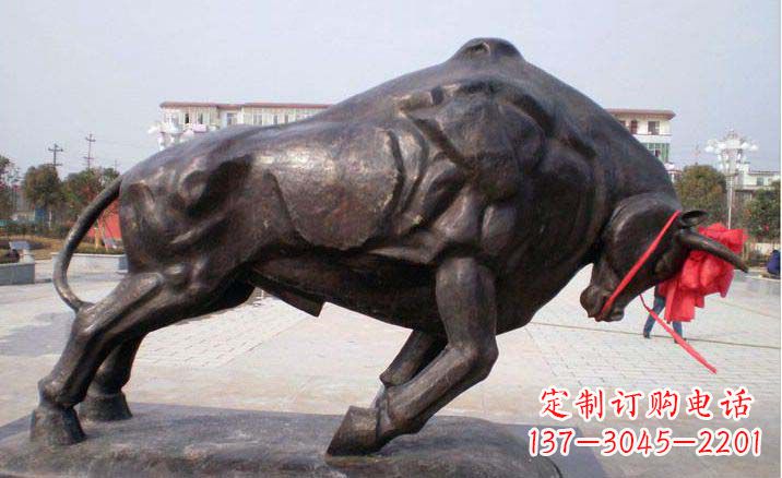 温州拓荒牛铜雕塑，让您的空间与众不同