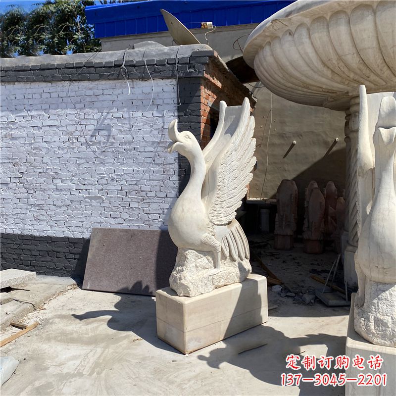 温州中领雕塑艺术精致天鹅雕塑