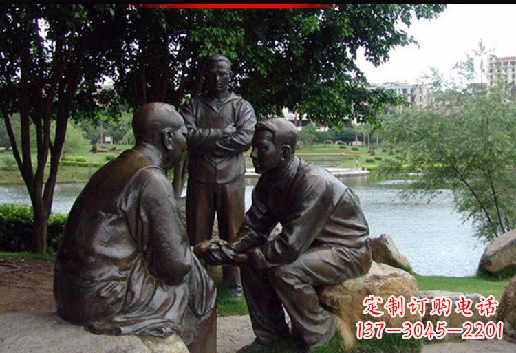 温州中领雕塑:精美老人雕塑