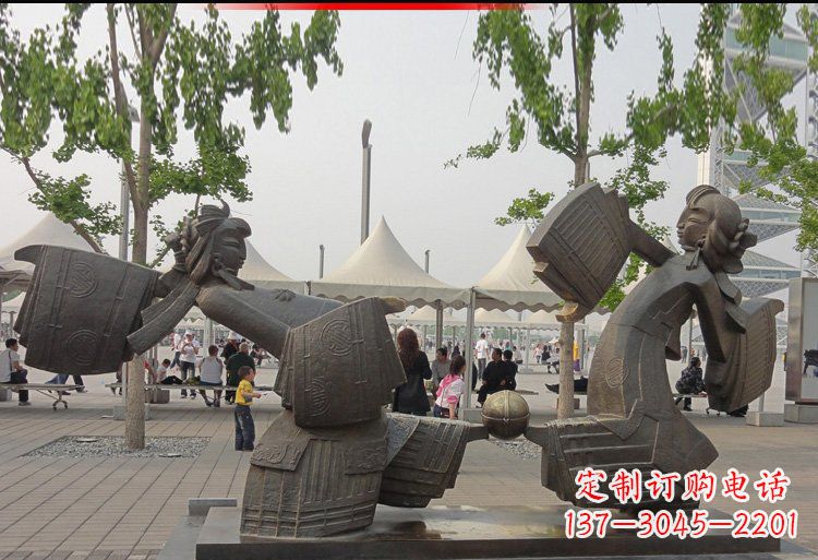 温州广场铜雕跳舞美女人物雕塑