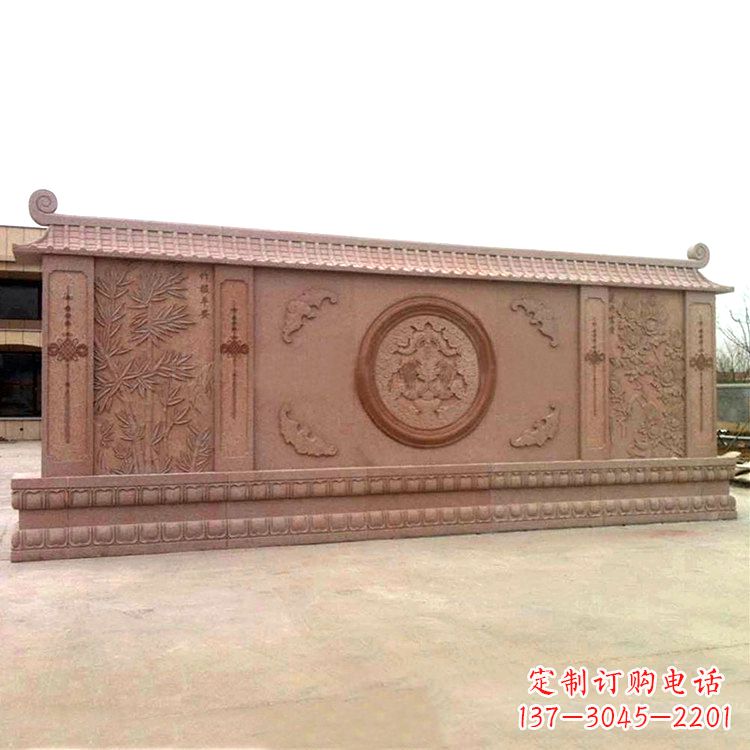 温州定制影壁石雕,让你的空间拥有精美雕塑