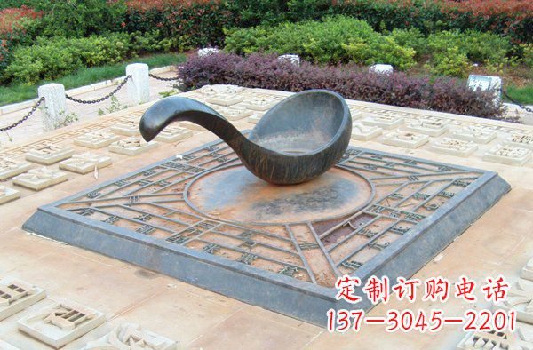 温州广场指南针景观铜雕