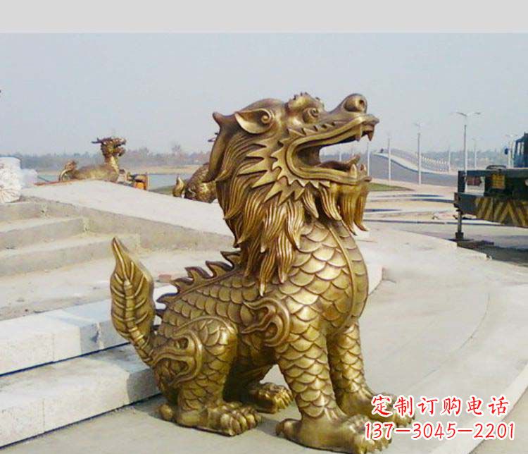 温州狮子雕塑：象征力量，令人肃然起敬