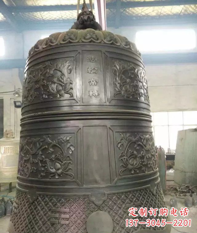 温州国泰民安铜钟寺庙铜雕