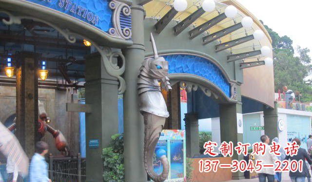 温州海马铜雕
