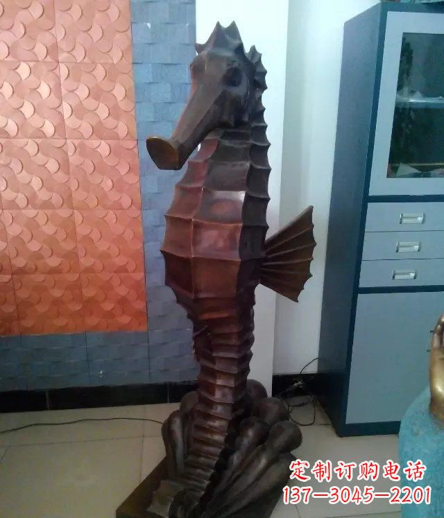 温州海马铸铜动物铜雕