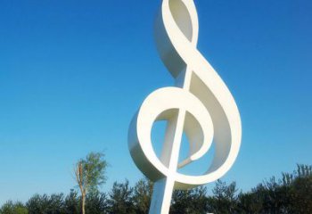 温州不锈钢音符雕塑，把音乐之美立起来
