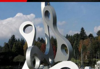 温州专业定制不锈钢字母景观雕塑