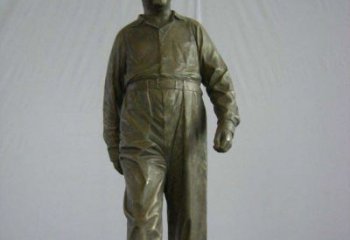 温州中领雕塑：经典革命人物毛主席铜雕