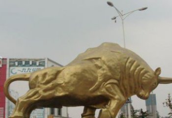 温州拓荒牛铜雕塑-充满历史气息的精美雕塑
