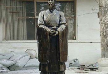 温州扁鹊人物铜雕塑，高雅栩栩如生