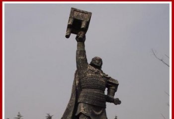 温州铜雕威武将军雕塑，雕刻极致端庄风采