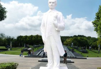 温州爱迪生公园广场世界名人石雕塑