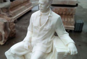 温州经典白求恩坐姿雕塑