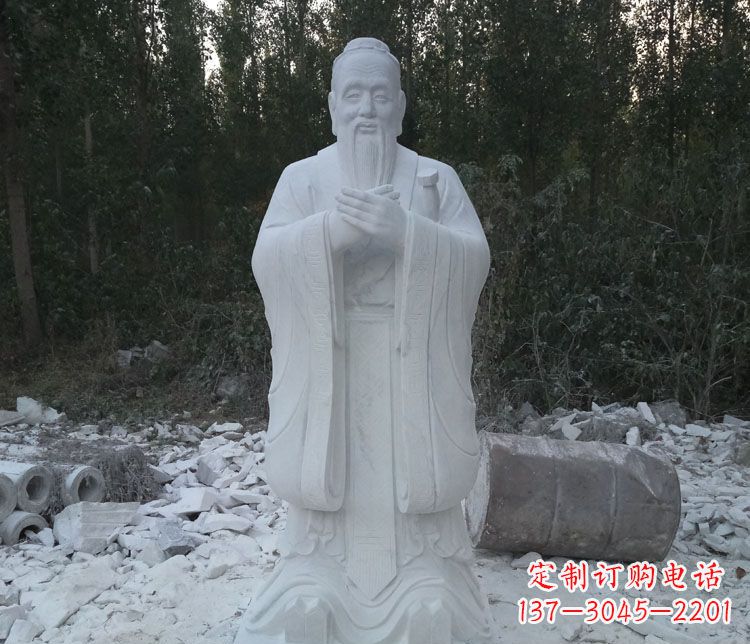 温州传承中国文化的孔子雕塑