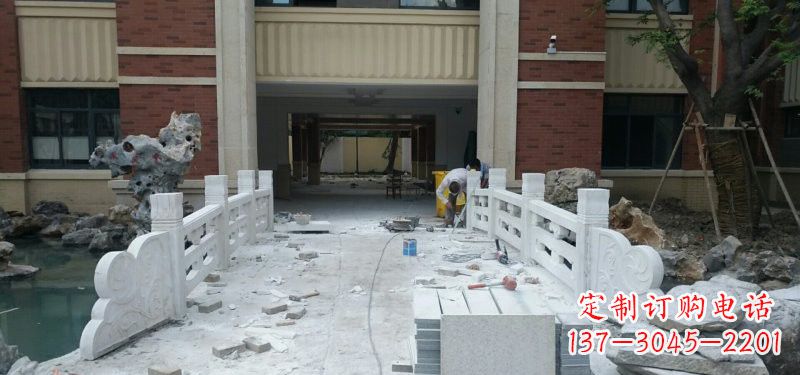 温州汉白玉栏板安装雕塑
