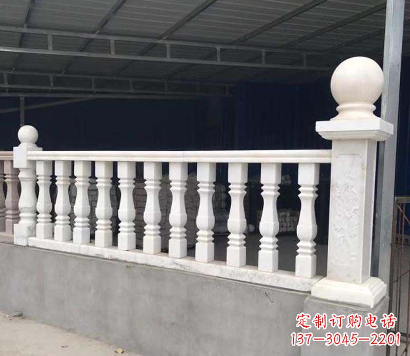 温州汉白玉栏杆景观雕塑