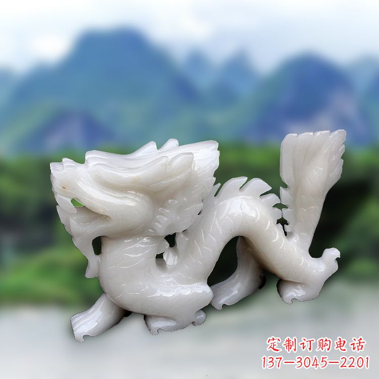 温州汉白玉龙雕塑饱含着中国传统文化的气息,是…