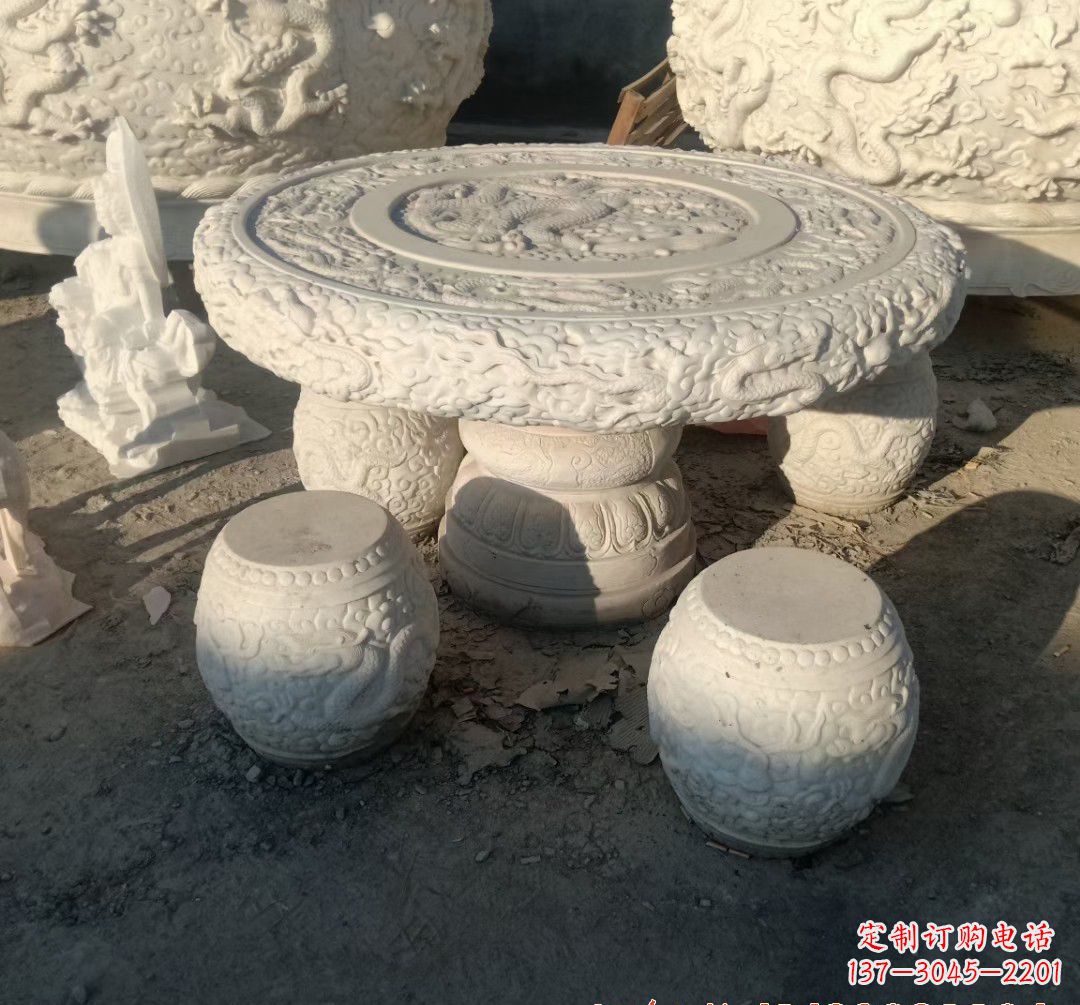 温州中领雕塑推出的汉白玉魔力龙雕塑,以汉白玉…