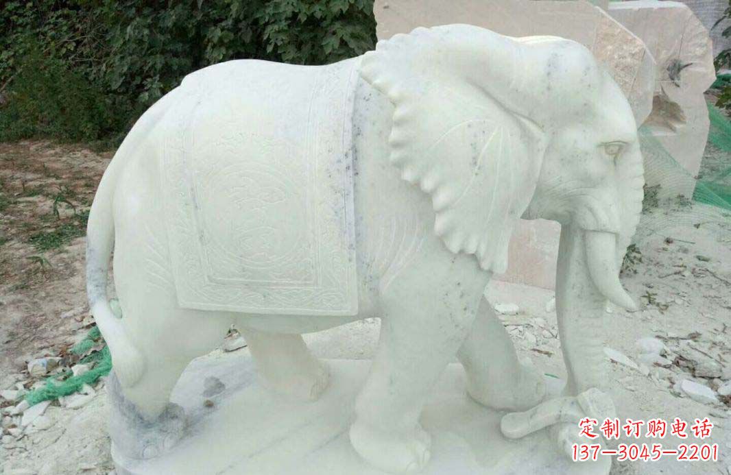 温州山寨大象雕塑,唤醒宅邸辉煌
