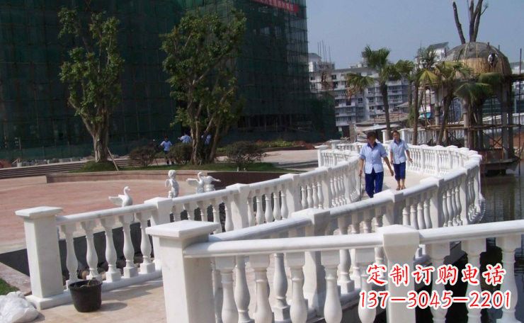 温州美轮美奂的汉白玉欧式栏杆雕塑