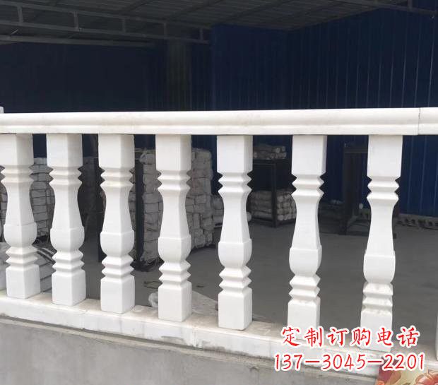 温州汉白玉欧式栏杆雕塑,精美绝伦