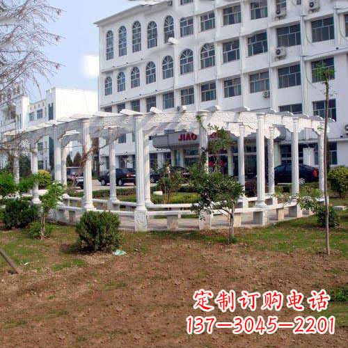 温州汉白玉雕花架,完美融合欧式石雕