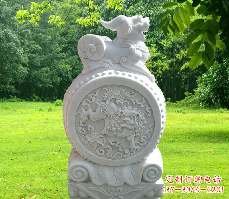温州中领雕塑貔貅抱鼓石雕塑
