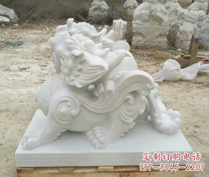 温州精美貔貅门口招财石雕