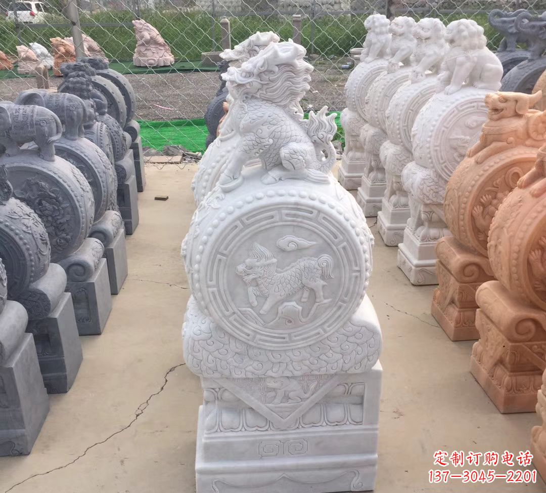 温州展现高贵气质的经典麒麟雕塑