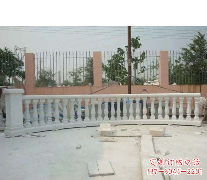 温州汉白玉石栏杆雕塑