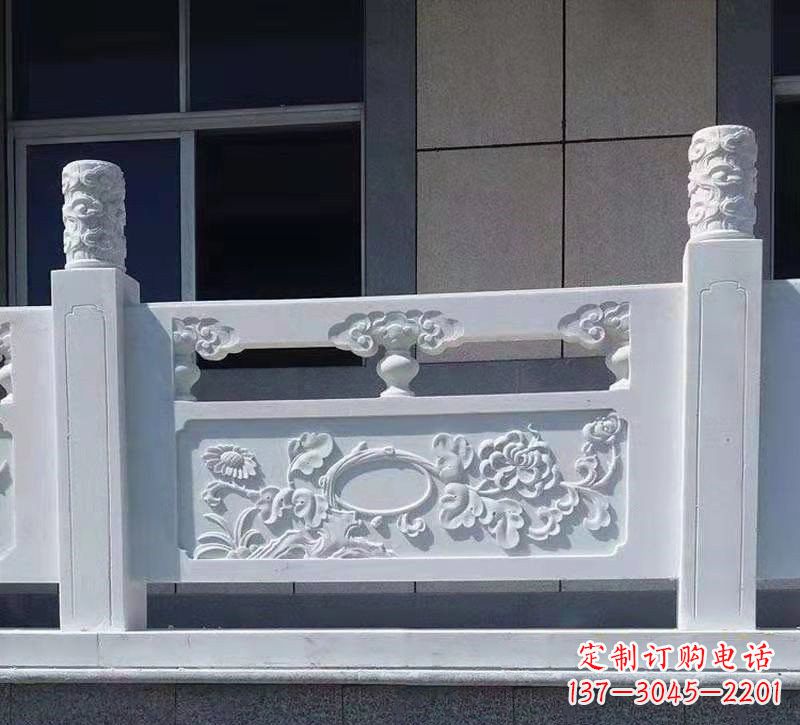 温州汉白玉走廊栏板雕塑