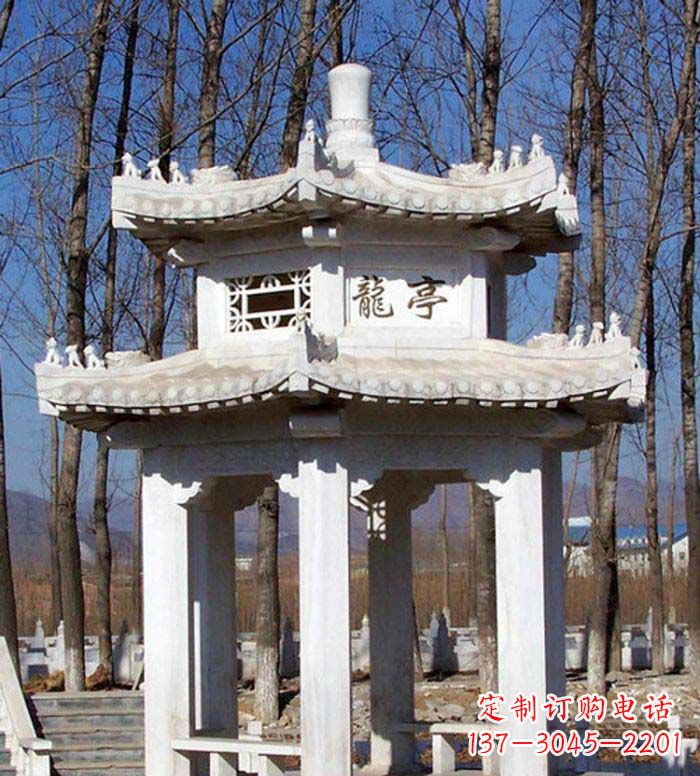 温州合肥双层石雕凉亭,助您畅享凉爽景致