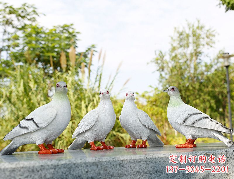 温州中领雕塑-象征和平的标志之鸽