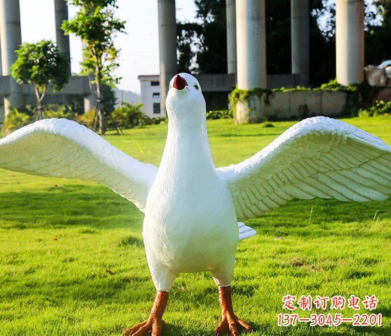 温州和平鸽图片雕塑