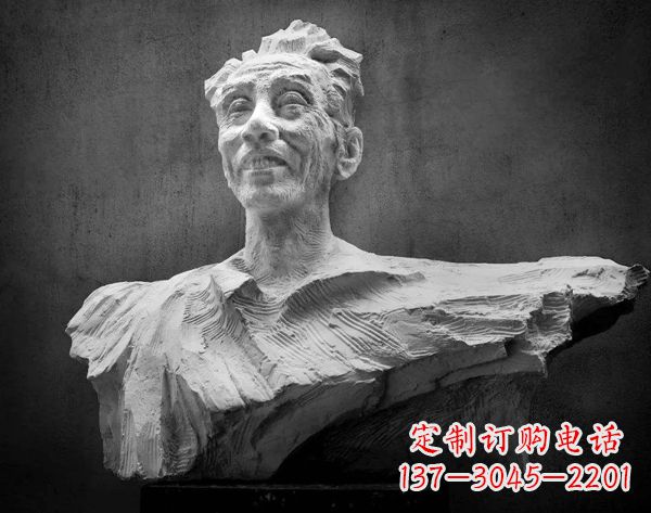温州贺绿汀石雕头像——致敬中国当代音乐传奇