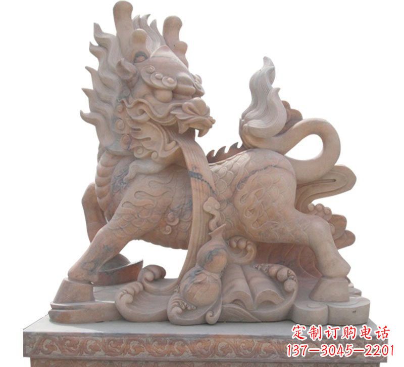 温州魅力十足的麒麟石雕