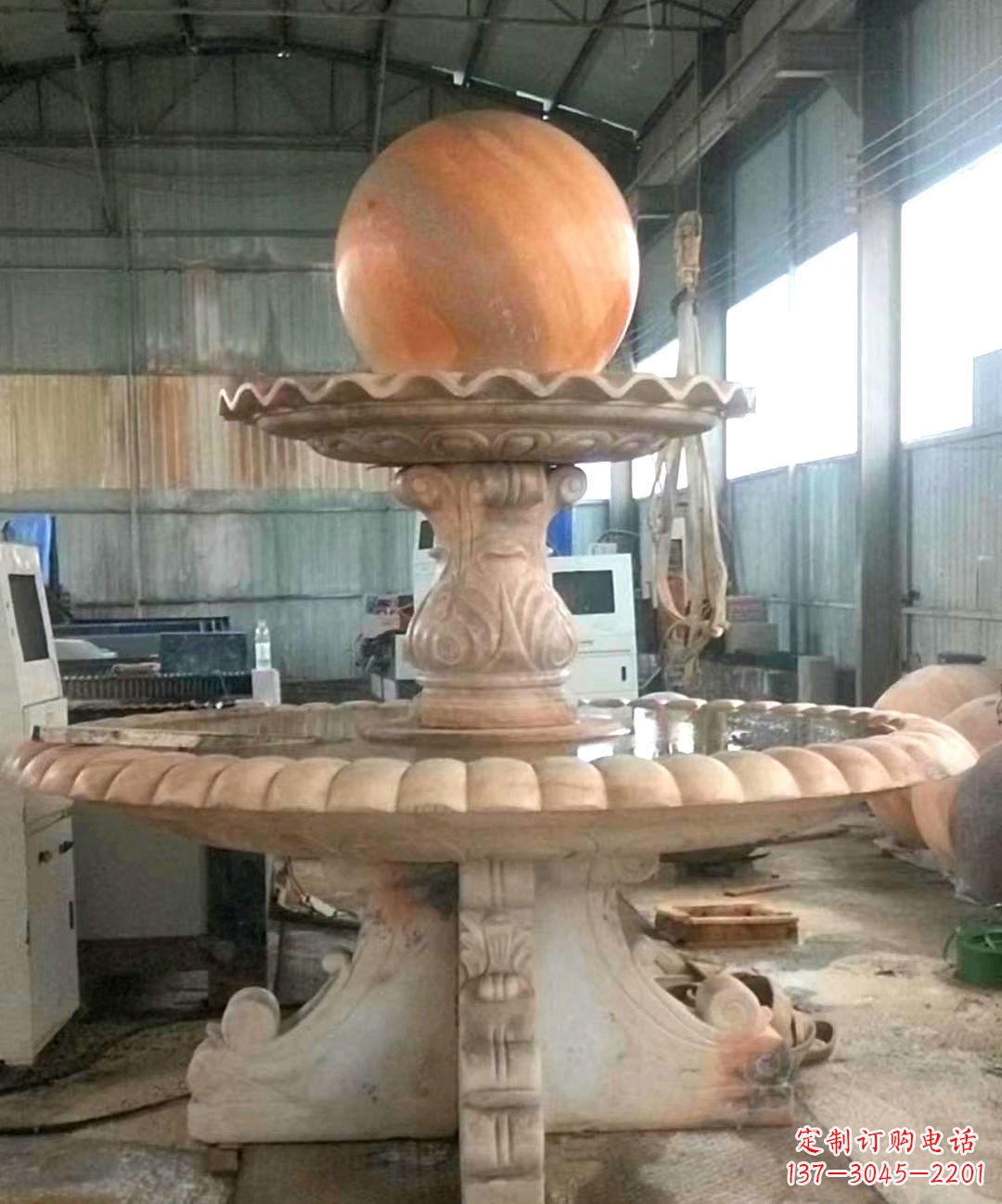 温州专业定制湖南风水球雕塑