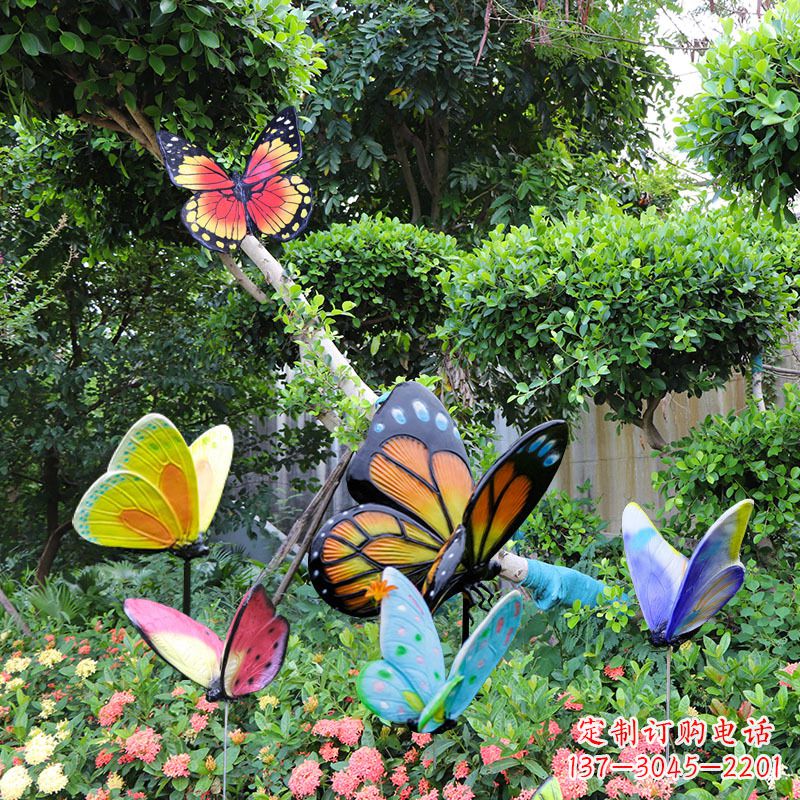 温州蝴蝶玻璃钢仿真雕塑