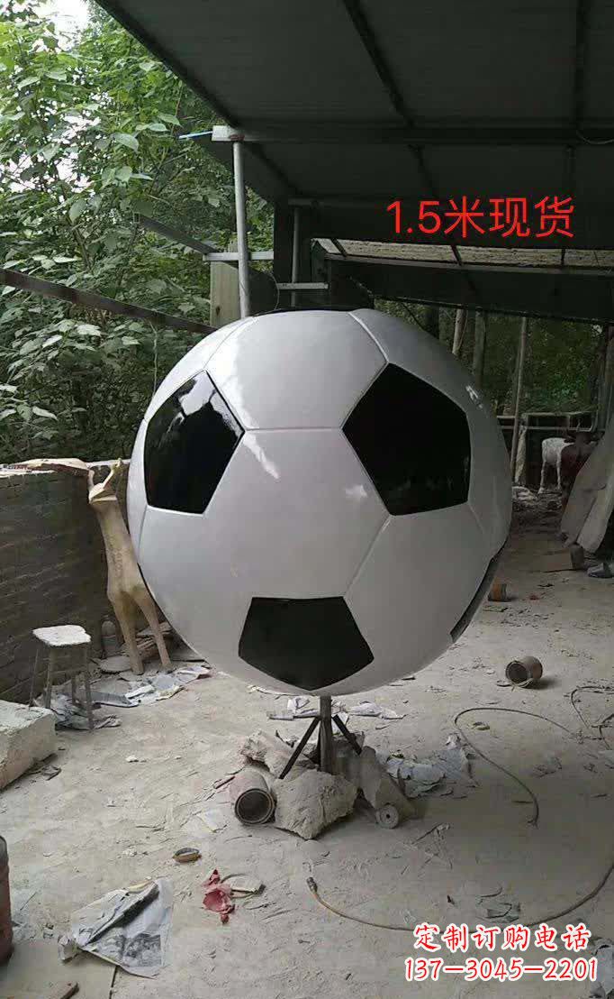 温州不锈钢足球雕塑提供优质的装饰效果