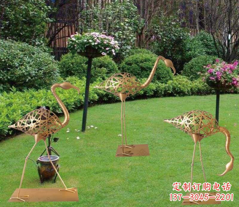 温州户外火烈鸟雕塑