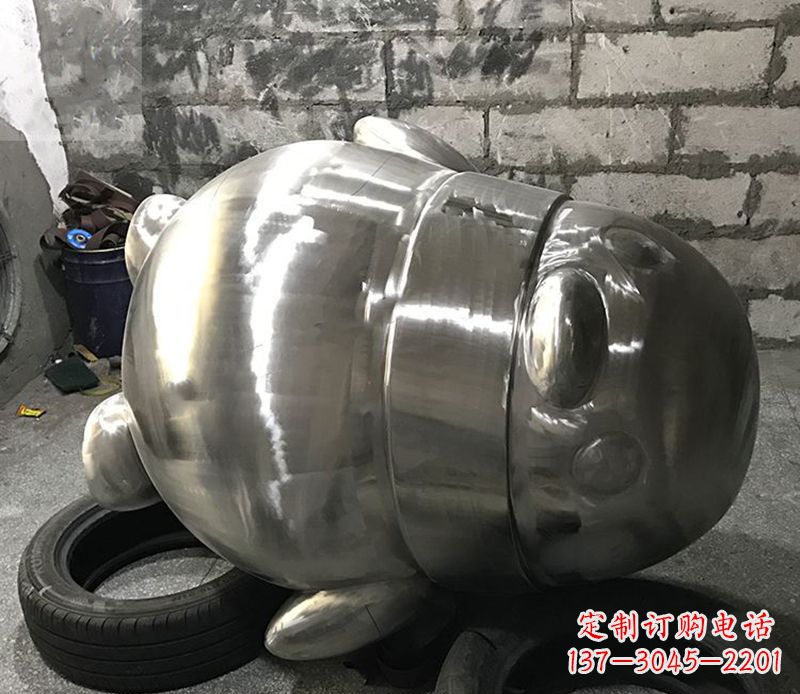 温州户外企鹅雕塑,古典艺术精细工艺美化空间