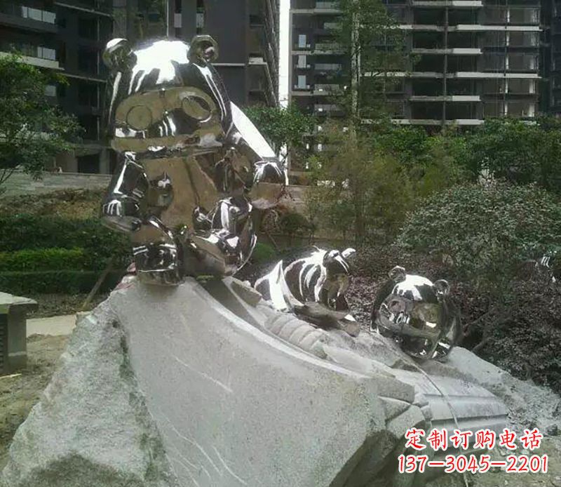温州户外熊猫雕塑